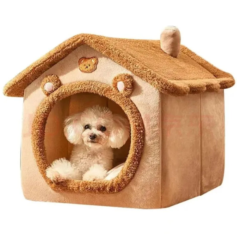 1Pcs Cats and Dogs House House Small Dog Four Seasons General Can Be Dismantled and Washed Dog House Pet Supplies