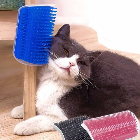 Cat Corner Groomer - The Purr-fect Massage and Grooming Solution